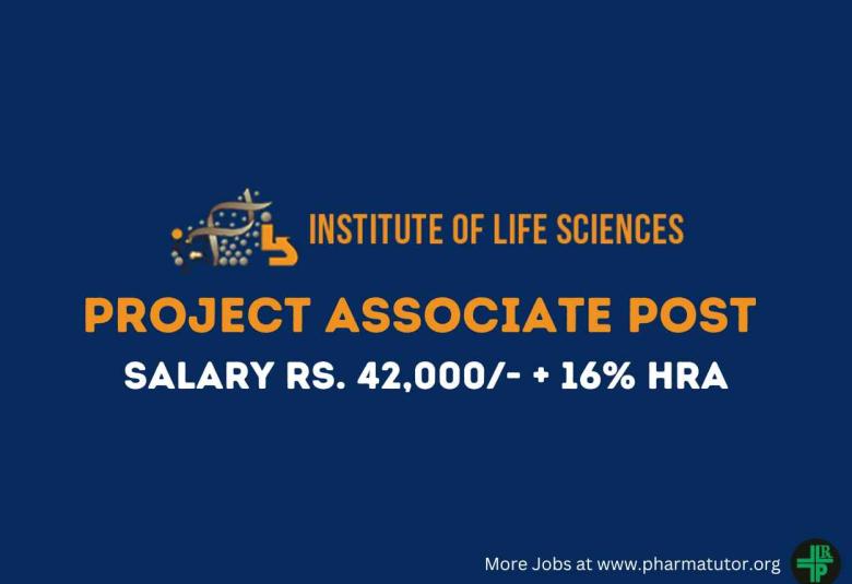 Apply Online for Project Associate Post at Institute of Life Sciences