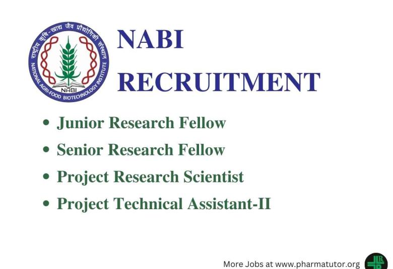 Interview for JRF, SRF, Research Scientist, Technical Assistant at NABI