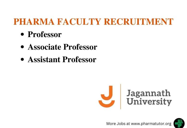 Job for Professor, Associate Professor, Assistant Professor at Jagan Nath University