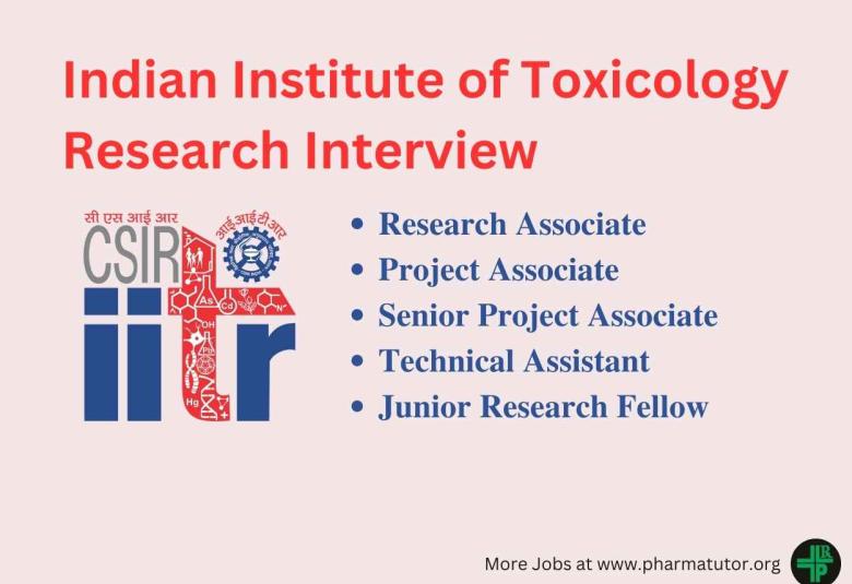 Project Staff under CSIR/externally funded Projects tenable at IITR