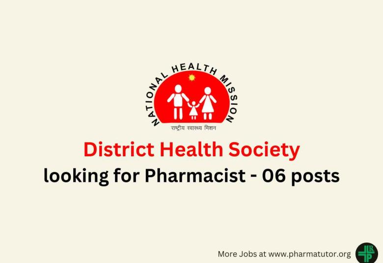 Recruitment of Pharmacists under District Health Society