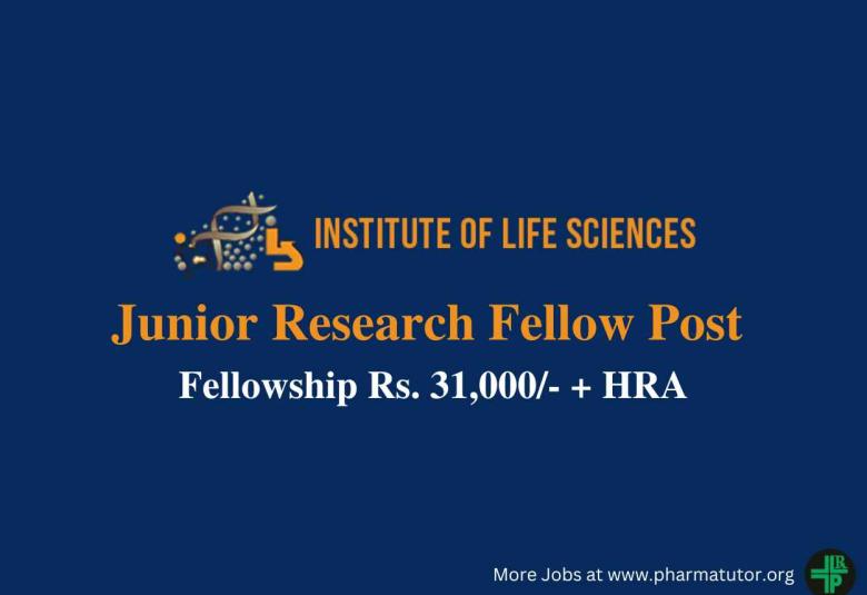 Vacancy for Junior Research Fellow at Institute of Life Sciences