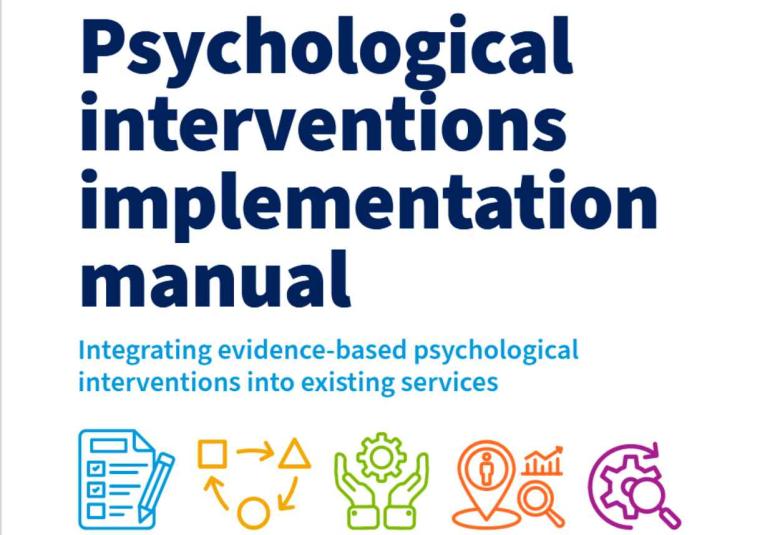 WHO launches new manual to support delivery of psychological interventions