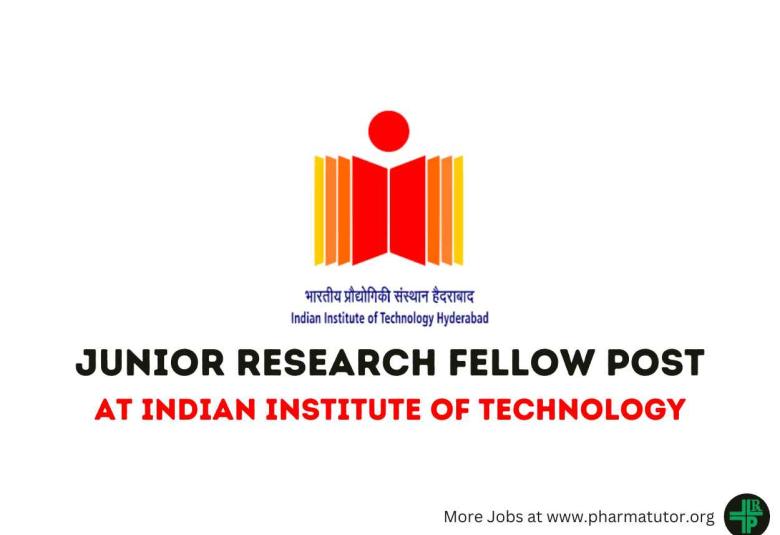 Applications are invited for post of JRF at Indian Institute of Technology