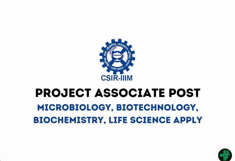 Apply Online for Senior Project Associate, Project Associate at IIIM