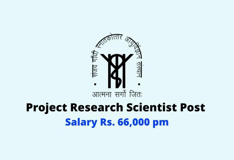 Interview for the post of Project Research Scientist at SGPGIMS
