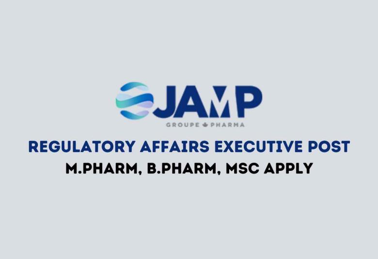 Jamp Pharma looking for Regulatory Affairs Executive