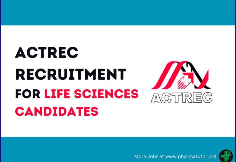 Life Sciences Recruitment at Advanced Centre for Treatment, Research and Education in Cancer
