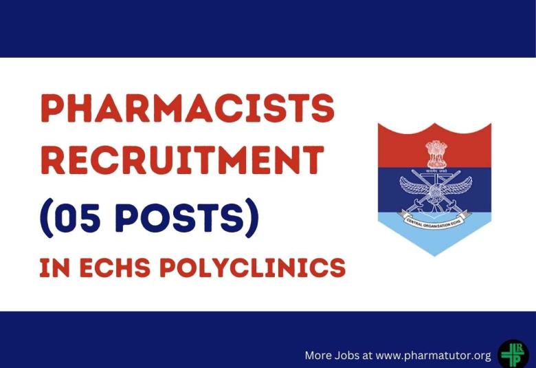 Recruitment for Pharmacists in ECHS Polyclinics