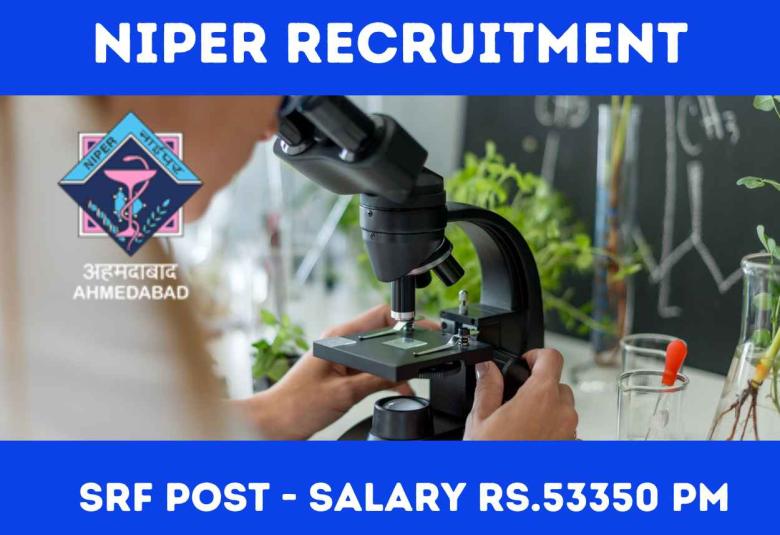 Recruitment of Project Senior Research Fellow in industrial funded project at NIPER