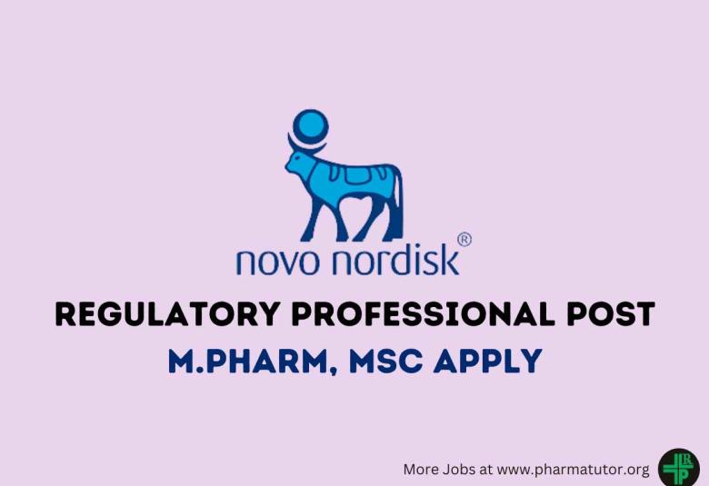 Require Regulatory Professional at Novo Nordisk