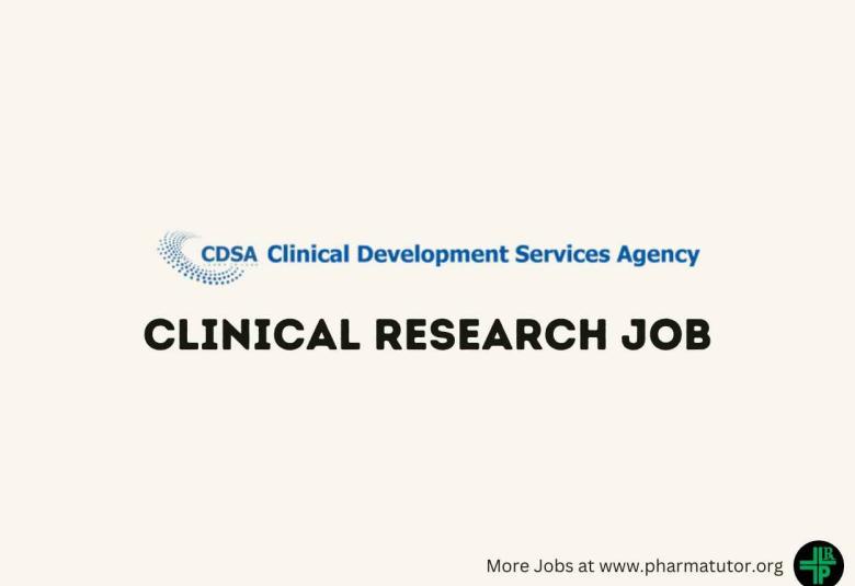 Vacancy for Field Assistant at Clinical Development Services Agency