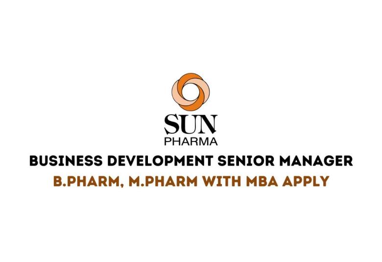 Work as Business Development Senior Manager at Sun Pharma