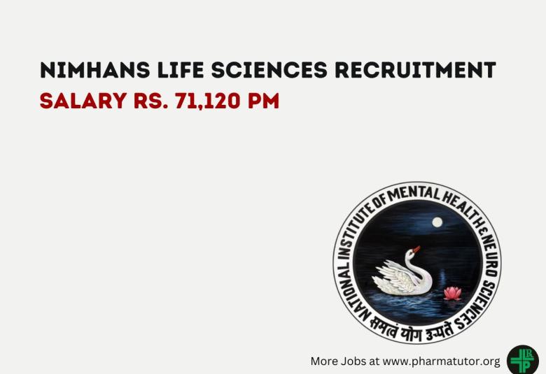 Applications are invited for post of Scientist at NIMHANS