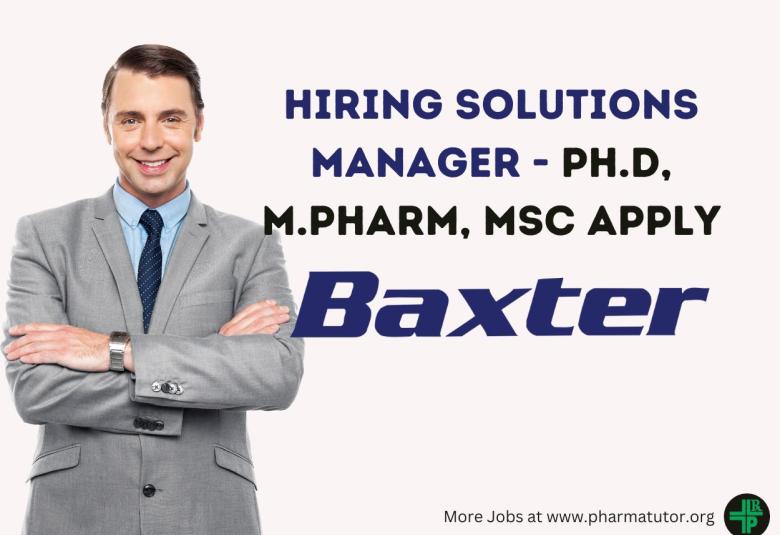 Baxter Hiring Solutions Manager