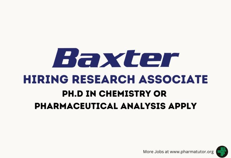 Baxter looking for Research Associate