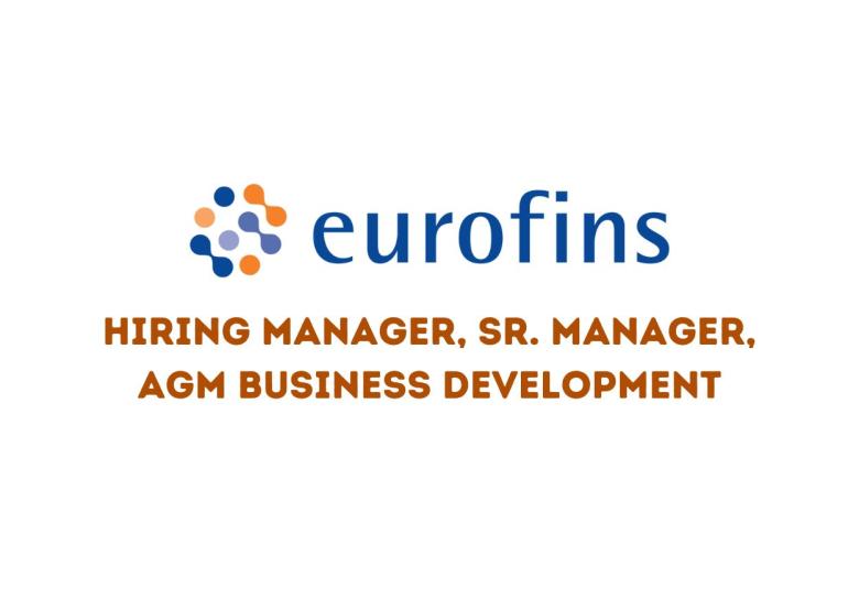 Eurofins Scientific Hiring Manager, Sr. Manager, AGM Business Development
