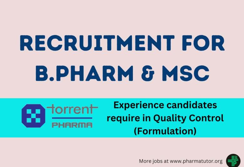 Torrent Pharma Jobs