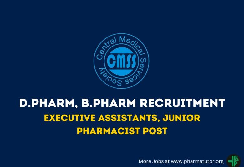 Job for D.Pharm, B.Pharm at CMSS through BECIL