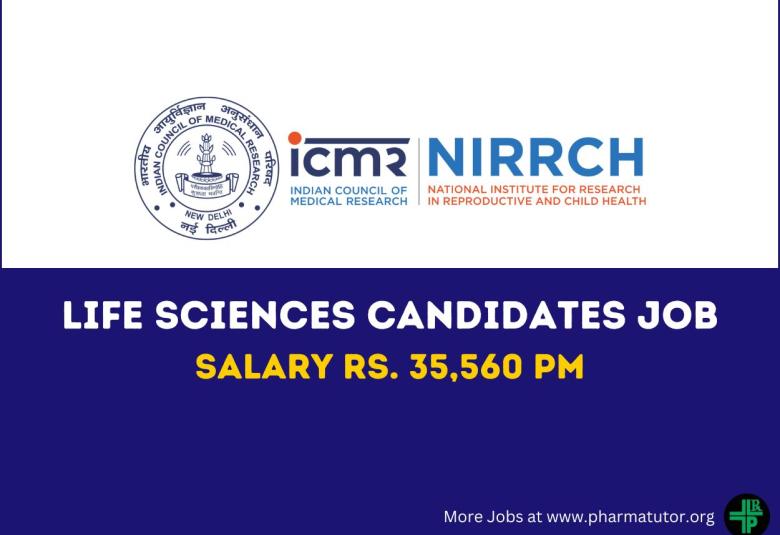 Job for Life sciences candidates at NIRRCH