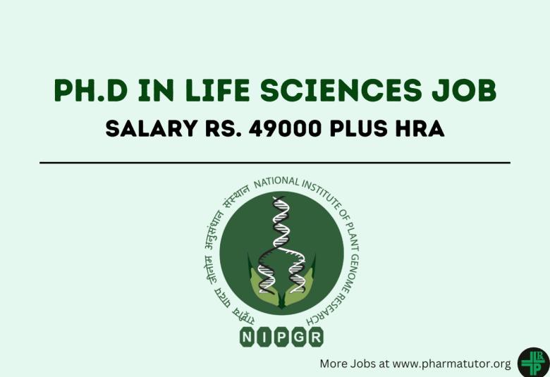 Job for Ph.D in Life Sciences at NIPGR