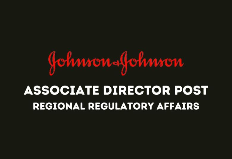 Johnson & Johnson is looking for Associate Director