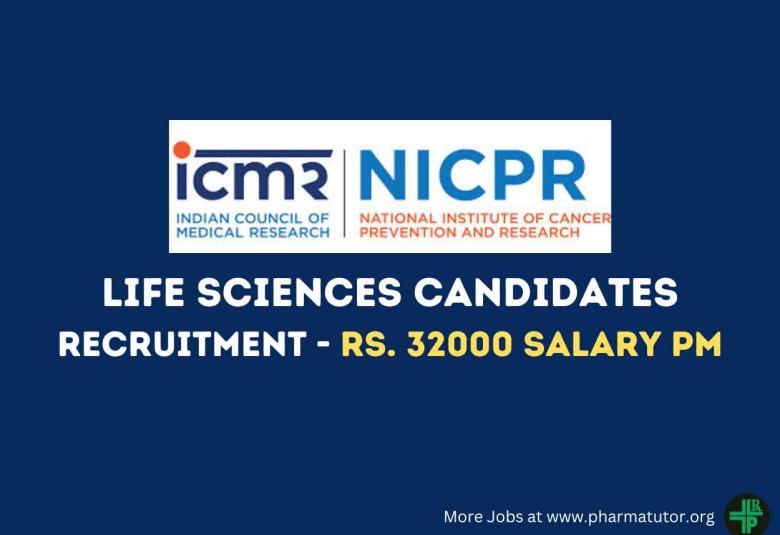 Recruitment for Life sciences candidates at NICPR