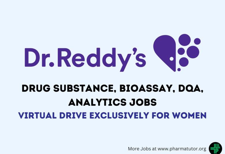 Virtual Drive for Drug Substance, Bioassay, DQA, Analytics at Dr. Reddy's Laboratories