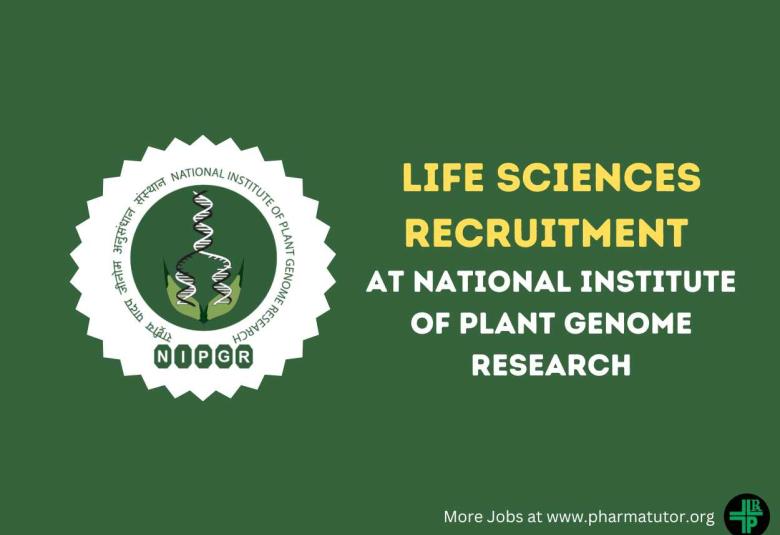 Applications are invited post of Junior Research Fellow at NIPGR