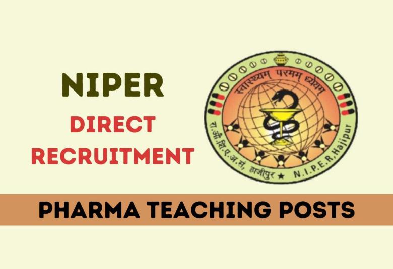 Direct Recruitment for Teaching Posts at NIPER