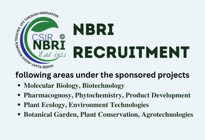 Multiple Job openings at National Botanical Research Institute