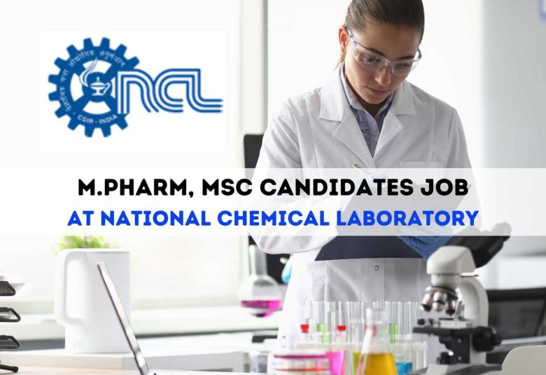 National Chemical Laboratory looking for Project Associate