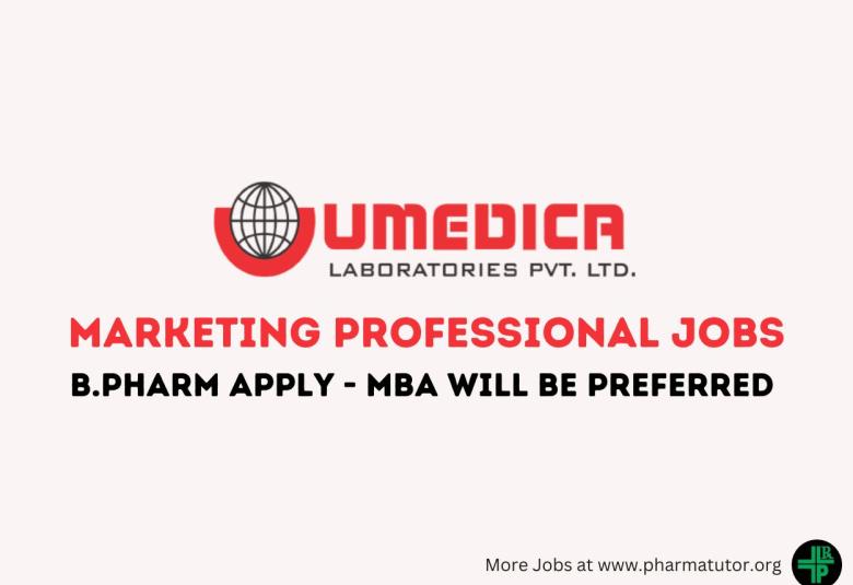 Umedica Laboratories Hiring Marketing Professional
