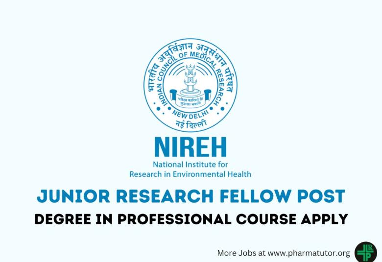 Vacancy for Junior Research Fellow at NIREH