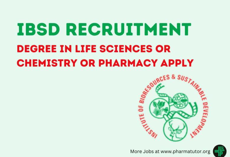 IBSD Doctoral Degree in Life Sciences or Chemistry or Pharmacy Recruitment