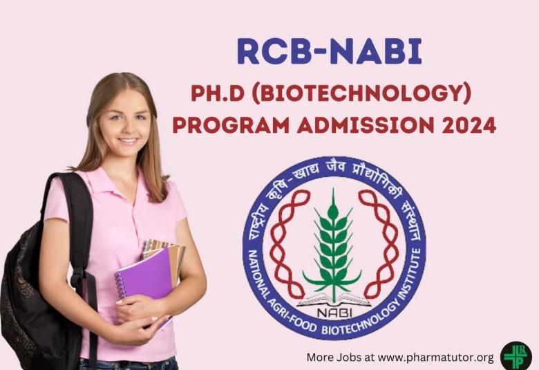 RCB-NABI Ph.D. (Biotechnology) Program Admission 2024