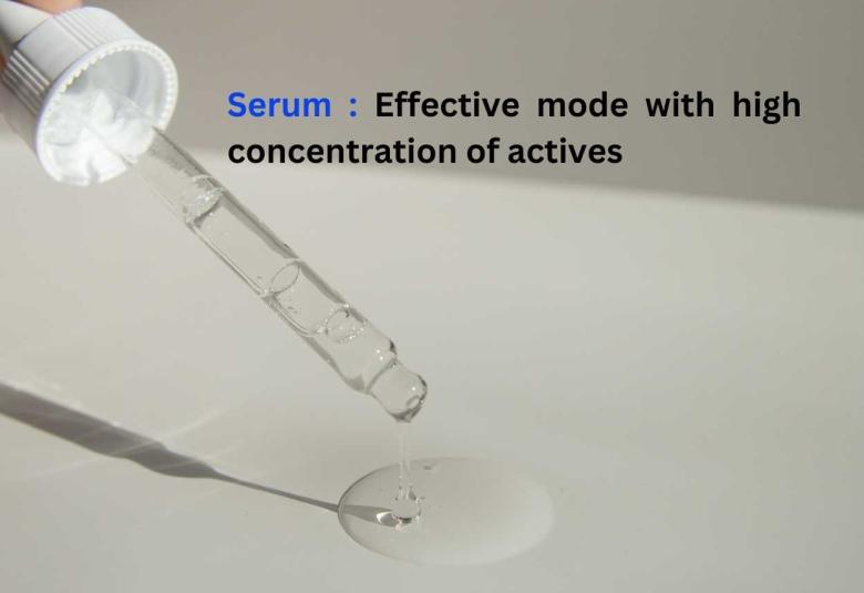 Serum Effective mode with high concentration of actives