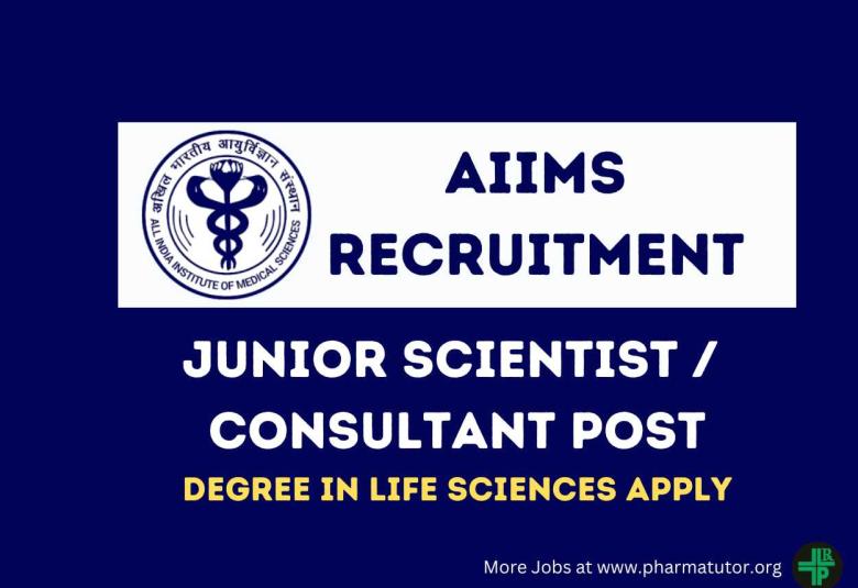  Junior Scientist, Consultant at AIIMS