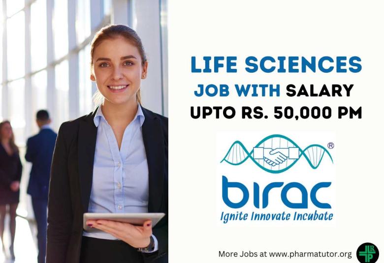 BIRAC looking for Life Sciences candidates