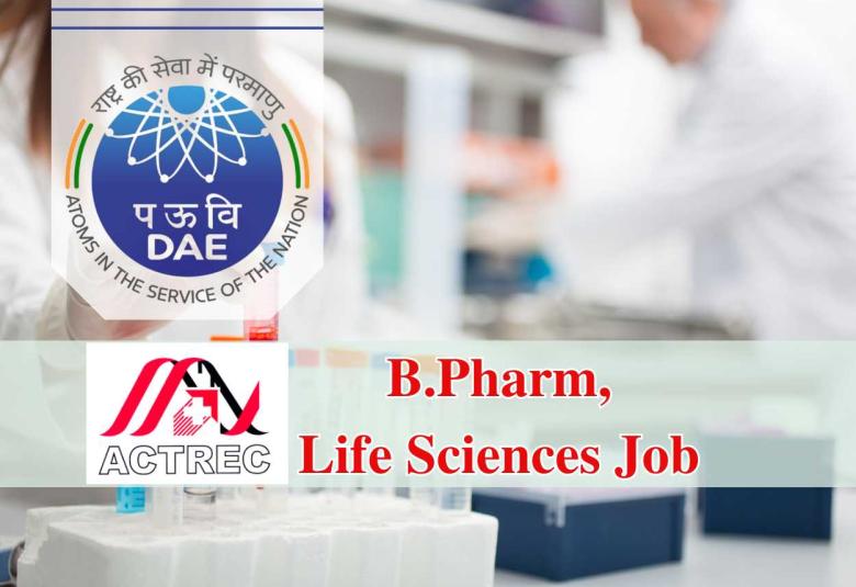 B.Pharm, Life Sciences job at ACTREC, Mumbai