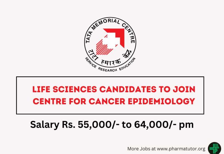Opportunity for Life Sciences candidates to Join Centre for Cancer Epidemiology, ACTREC