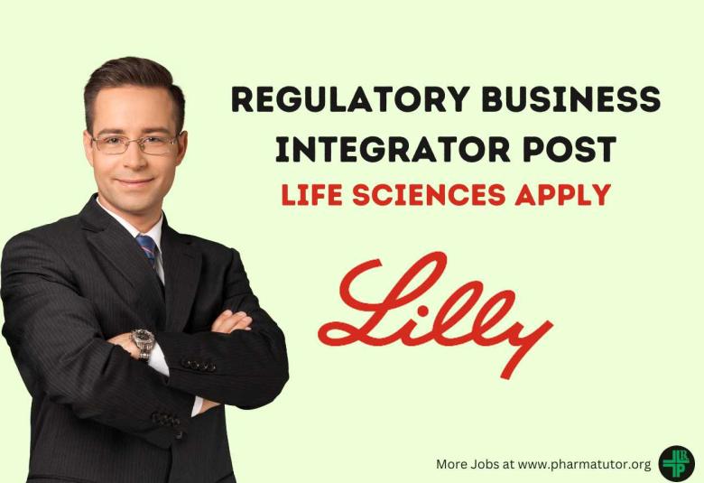Work as Regulatory Business Integrator at Lilly