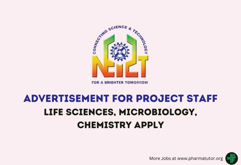 Advertisement for Project Staff at North East Institute of Science & Technology