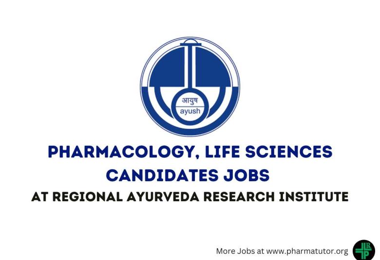Job for Pharmacology, Life Sciences candidates under IMR project funded by CCRAS