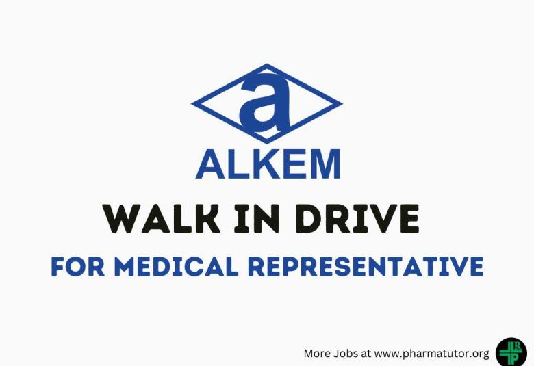 Walk in Drive for Medical Representative at Alkem Laboratories