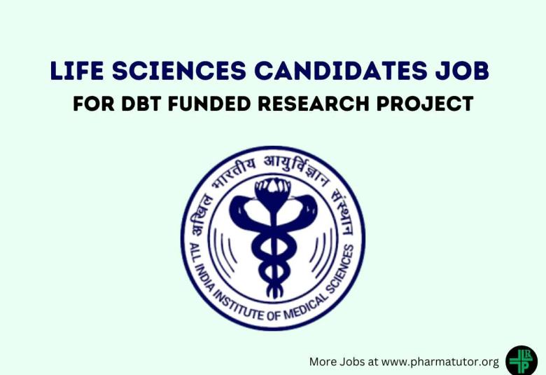 Applications are invited for post of Project Assistant at AIIMS