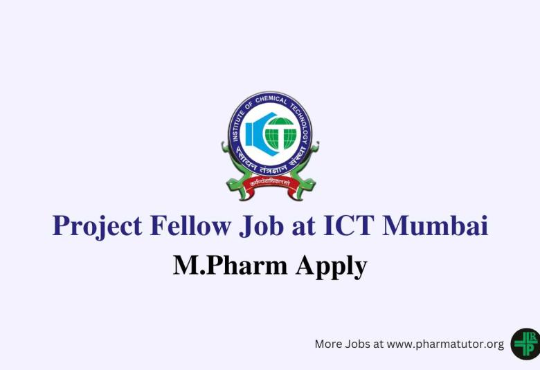 Applications are invited for the post of Project Fellow at ICT Mumbai