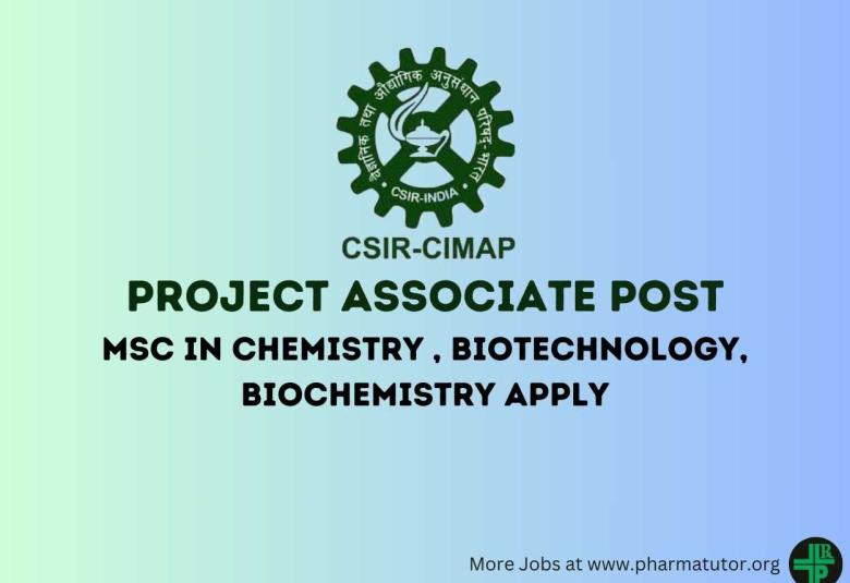 CSIR-CIMAP interview for Project Associate post