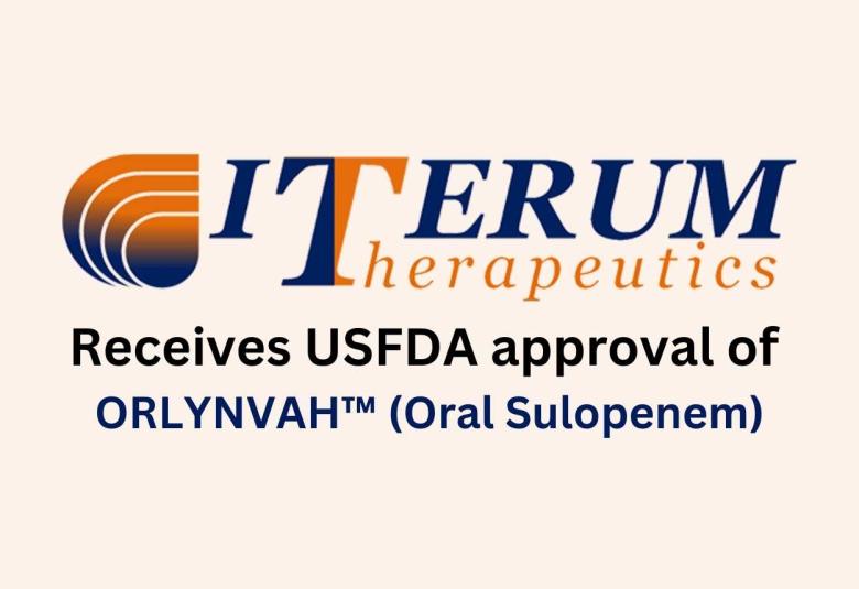 Iterum Therapeutics receives USFDA approval of ORLYNVAH