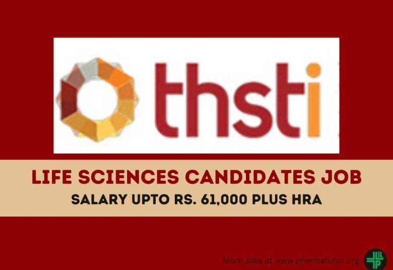 Job for Life Sciences candidates at THSTI